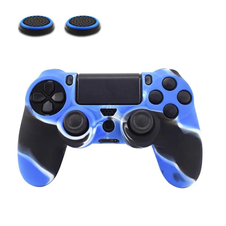 New Design PS4 Controller Skin Protective Camo Silicone Rubber Case Cover Grip For PS4 /Pro/ Slim Gamepad Accessories
