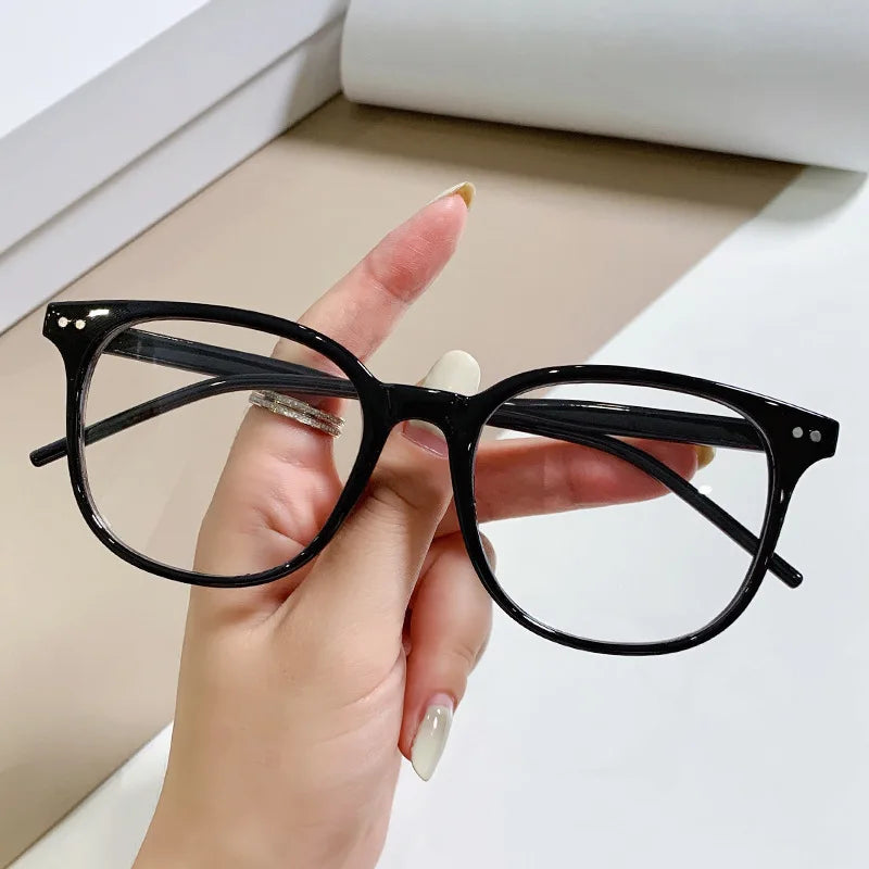 Transparent Computer Glasses Frame Women Men Anti Blue Light square  Eyewear Blocking Glasses Optical Spectacle Eyeglass