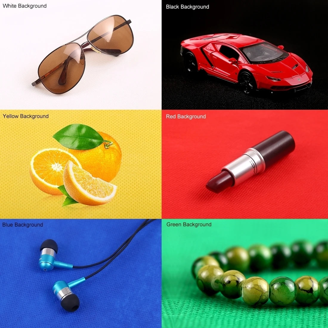 20cm Mini 2 LED Panels Folding Portable 1100LM Light Photo Lighting Studio Shooting Tent Box Kit with 6 Colors Backdrops