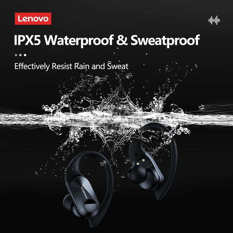 Lenovo LP75 TWS Bluetooth V5.3 Headphones Wireless LED Digital Display Earphones Noise Reduction Waterproof Headset New