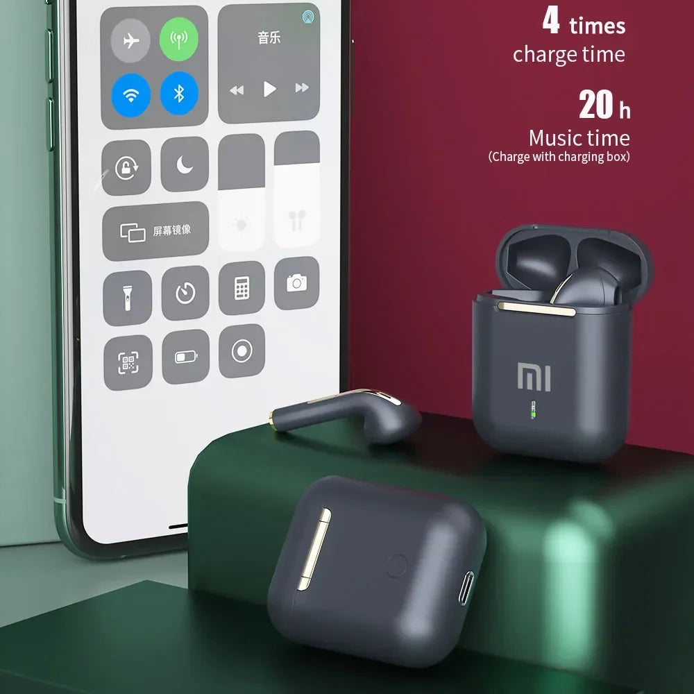 XIAOMI J18 Headset Wireless Earphones Bluetooth Headphones True For Stereo Sport Game TWS Earbuds In Ear With Mic Touch