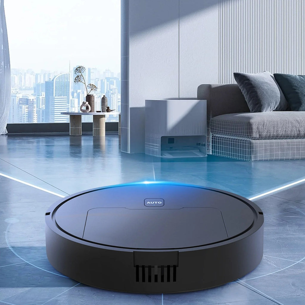 Clearance Robot Vacuum Cleaner 3In 1 Mopping Robot Vacuum Cleaner with Schedule Wi-Fi/App Self-Charging Robotic Vacuum