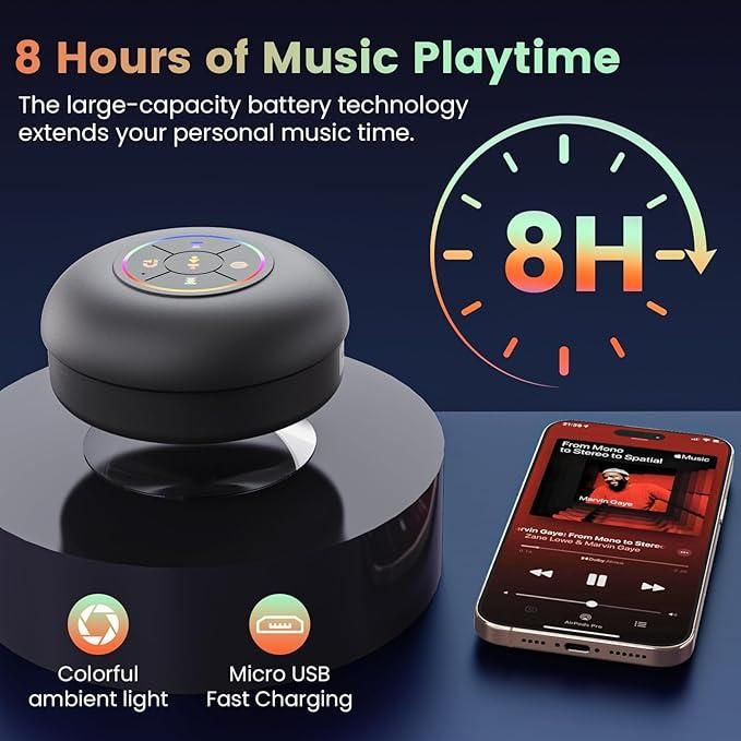 Waterproof Bluetooth Speaker with max playtime